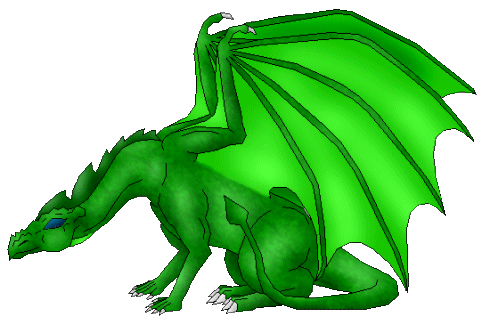 Green Oblacith's weyrling image (c) Sara 